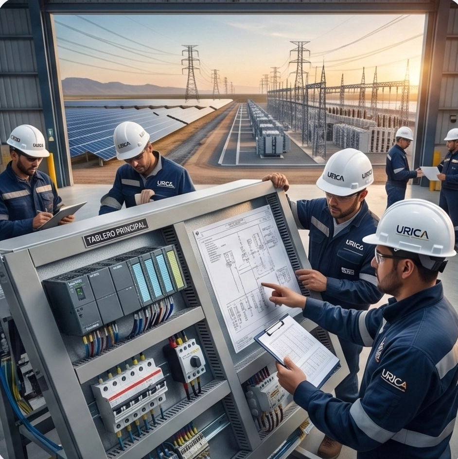 Urica Eléctrica y Control — instalaciones y proyectos