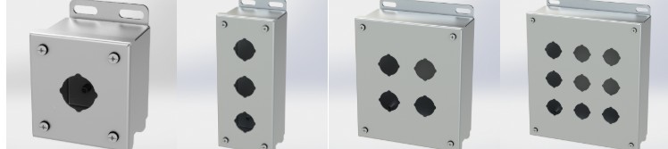 Cajas para botones y estaciones de operador